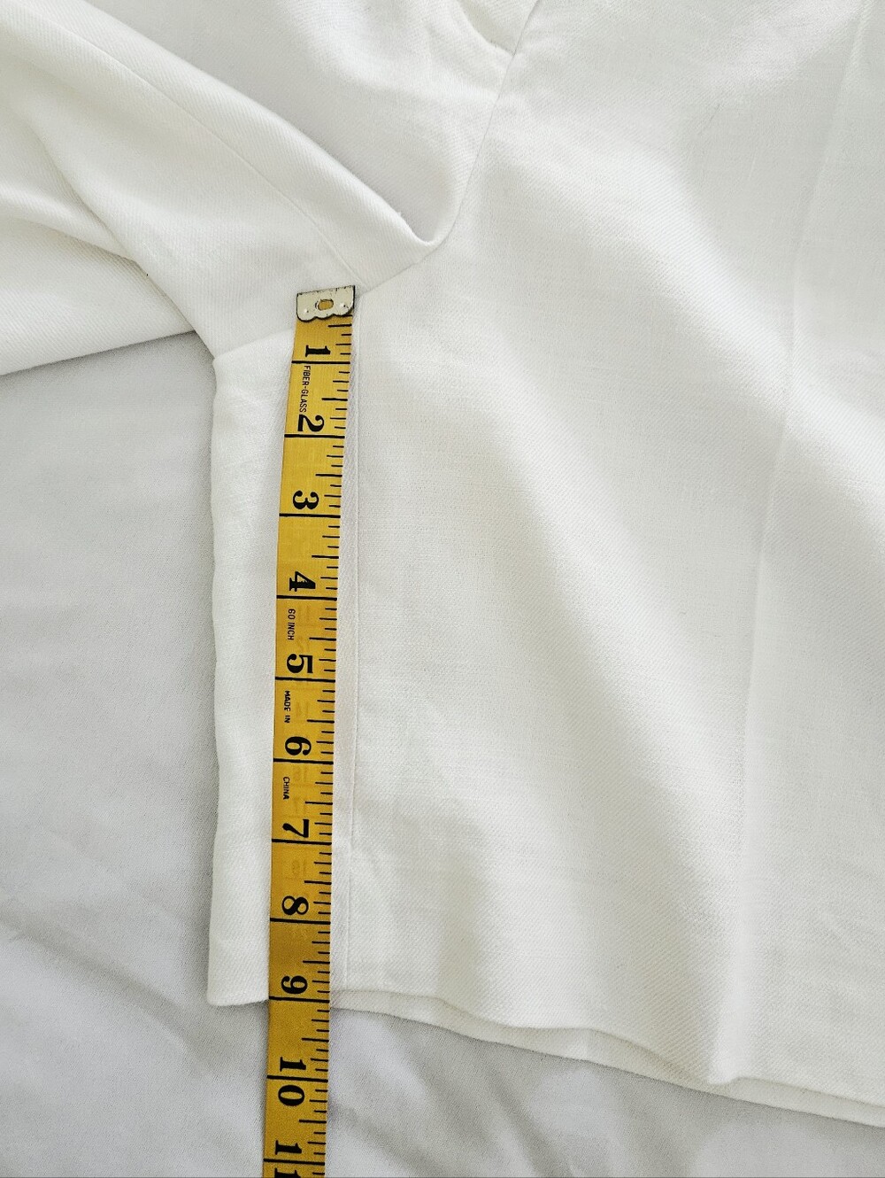 J. Crew Pleated 9" Trouser Shorts White Linen Blend Belted 4 NWT - Picture 12 of 12